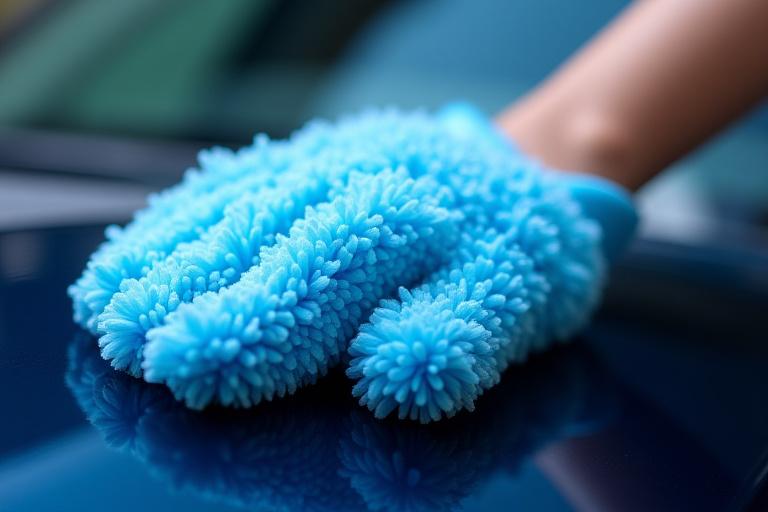 柔らかい特殊ブラシのクローズアップ